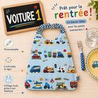 Serviette de cantine pour enfant :  idéale pour la maternelle , personnalisable