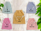 Pochon de rangement pour serviette de cantine enfant , personnalisable ou autre rangement